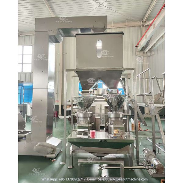 Automatic 1000kg/h-2000kg/h Peanut Cashew Nuts Butter Grinding Machine Almond Grinder for Nut Butter Making