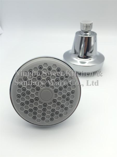 ABS plastic material round chrome plating shower head top shower rain shower wholesale