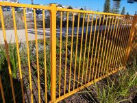 Casa Jardim Decorativo Picota Cercas metálicas Palisada preta Painéis de ferro forjado 0,5m