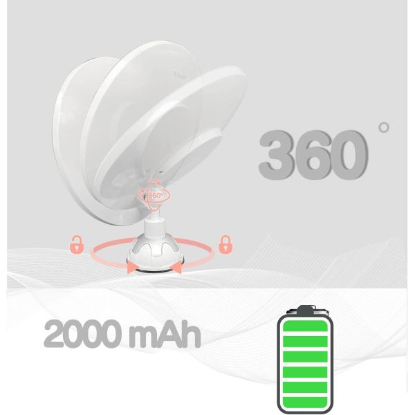 Beauty Beautiful Bathroom Vanity Led Light Magnifying Makeup Mirror With Suction Cup