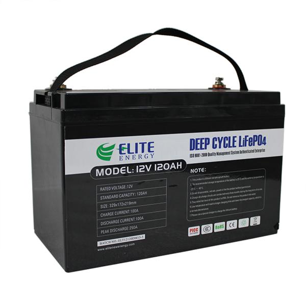 Литий-ионный аккумулятор ODM 12.8V 120Ah OEM LFP морской RV изготовленный на заказ