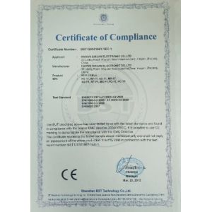 Haiyan Sihuan Electronic Co., Ltd. Сертификации