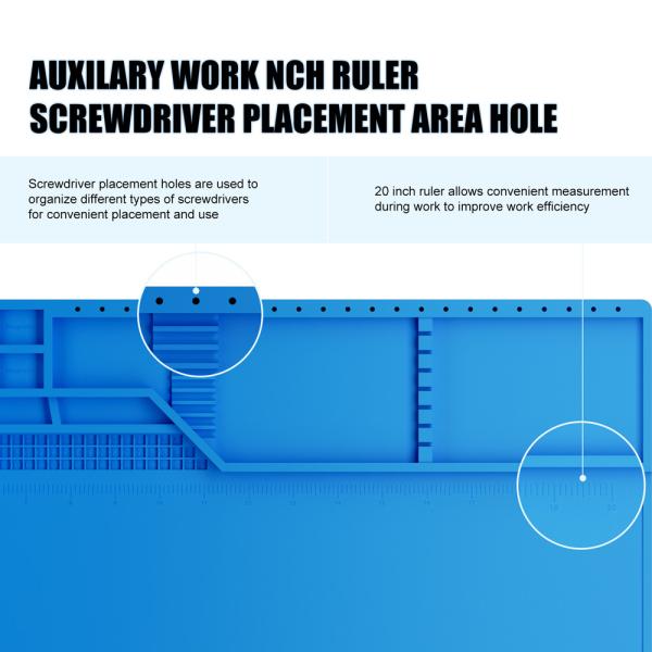 Anti Static Repair Mat Heat Insulation Soldering Pad 650g For Working Platform