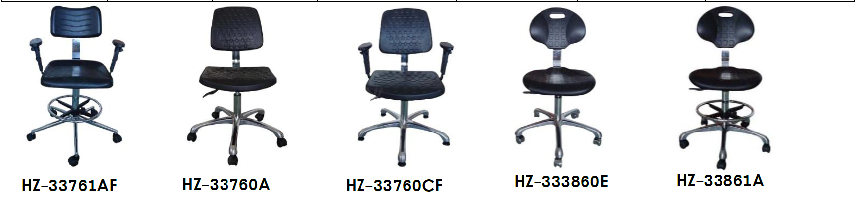 Workshop Lab Stool ESD Safety Chairs for Cleanroom Swivel Chair Without Hand Rest