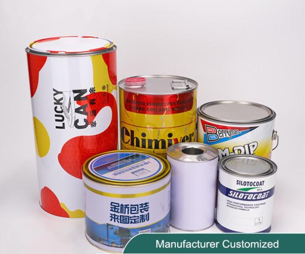 250ml Empty Tins Cans Metal Tin Can With Lid For Paint Coating Glue