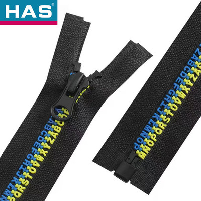 #3 Eco Friendly Plastic Jacket Zipper Smooth Invisible Zipper Lightweight