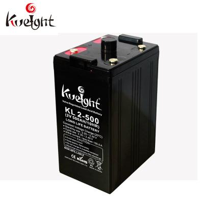 A carga solar profunda acidificada ao chumbo da bateria 2v 500ah do ciclo do gel de Vrla Mf levanta a bateria do Eps