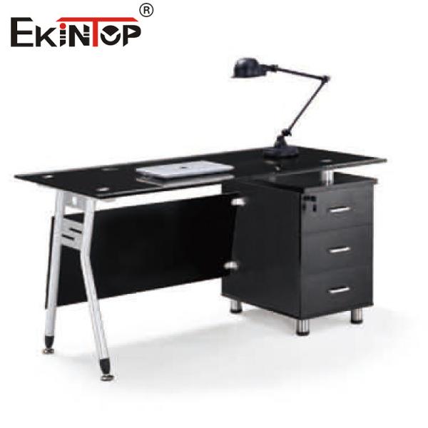 Современным стол закаленный менеджером стеклянный компьютера l сформировал оптовую продажу офисной мебели