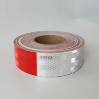 Alta visibilidad cinta reflectante de puntos rojos y blancos para vehículos