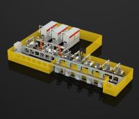 Ligne de production de stator à moteur AC220V 50 Hz à phase unique Machine de remontage automatique de bobine de champ
