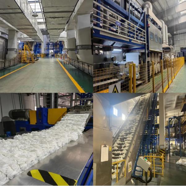 Fibra de poliéster acrílica de microfibra 1.5D (tipo aislamiento térmico, longitud de corte 38 mm/51 mm) – Material de relleno de calidez superior