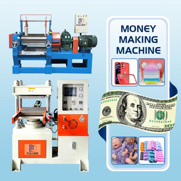 Vulcanizing Press Rubber Machine Plastic Lab Hot Press Machine