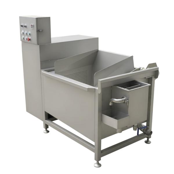 Industrial Stainless Steel Ozone Fruit And Vegetable Washer 2.2KW 500KG/H