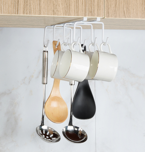 Wear Resistant Metal Coffee Mug Holder Rack , 0.5KG Mug Display Rack