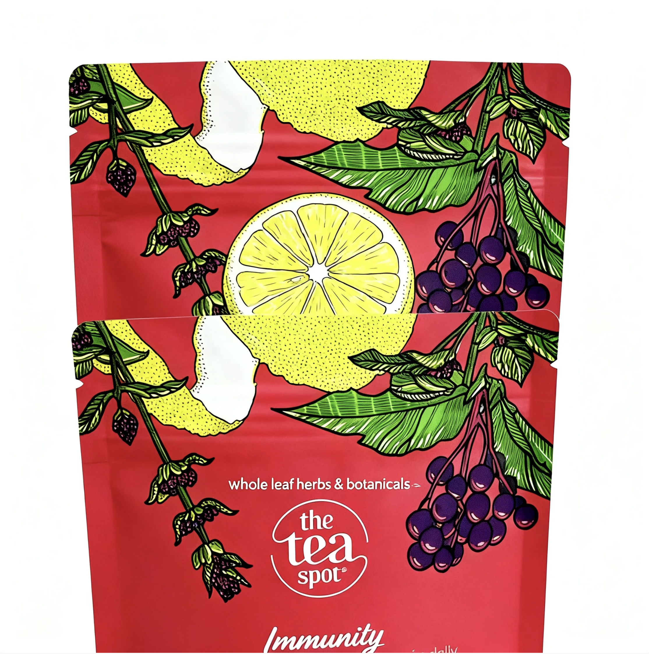 Compostable Eco Friendly Tea Packaging Stand Up Pouches 50g-250g For Coffee Tea