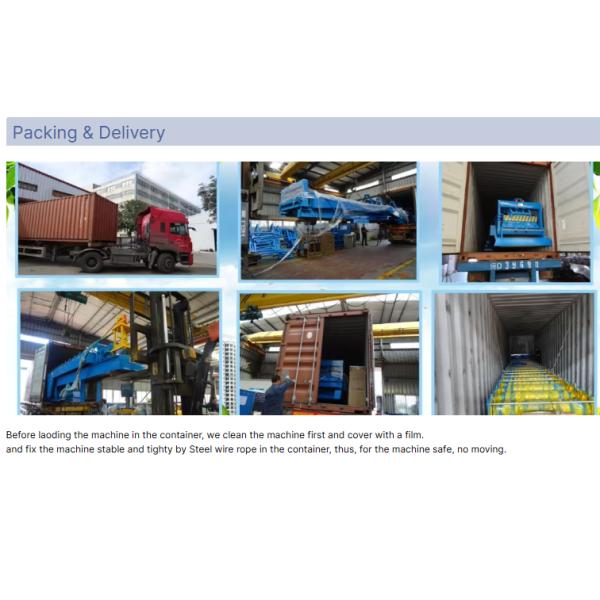 Automatic Metal Steel Glazed Tile Forming Machine For Building Materials Machinery