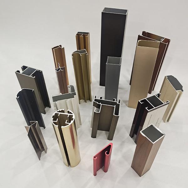 0.3mm Above Thickness Wooden Grain Aluminium Extrusion Profile for Windows and Doors