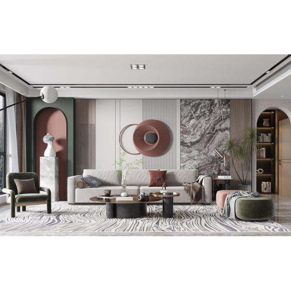Wood Grain Flat & Slatted Stainless Steel Wall Panel