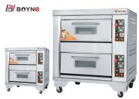 Horno 6.8kw de Oven Two Tray Commercial Baking de la cubierta de la panadería del pan del gas