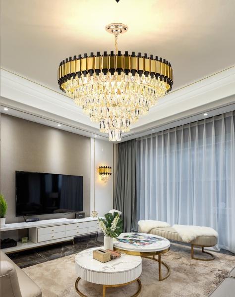 design mais popular decoração moderna de interior elegante de hotel cama decorativa casa criativa led cristal lâmpada de parede