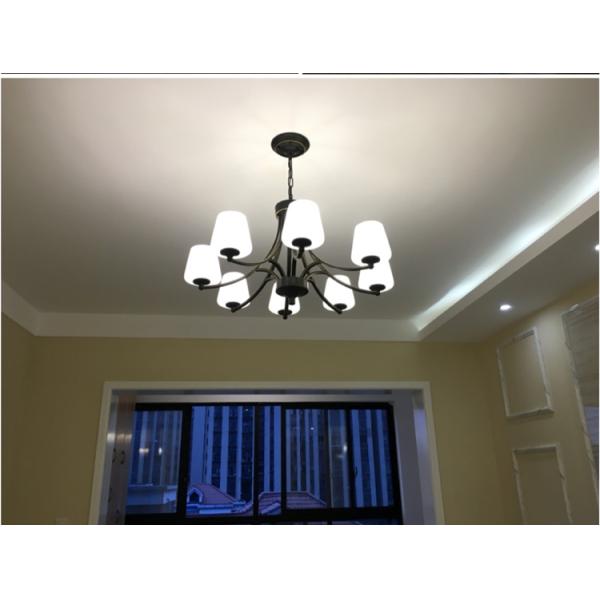 Black wrought iron kitchen light fixtures with Crystal Ball (WH-CI-104)