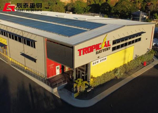 Modern Steel Car Workshop Prefabricated Steel Structure Showroom