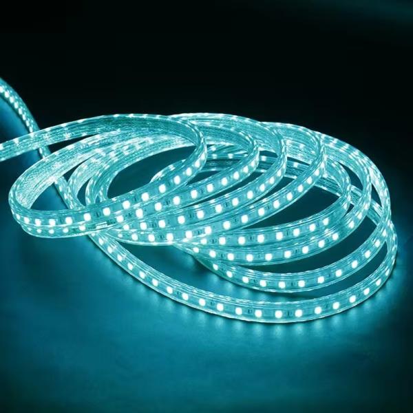 PVC Três fileiras LED Tira Strip Light 220V / 110V Flexible Tape Waterproof Ribbon para casa