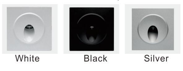 Black Grey White Housing Led Outdoor Wall Lights , Led Corner Light Waterproof