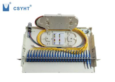 19inch 1U fixou o tipo núcleo do painel de remendo 24 da fibra ótica usado no armário da fibra ótica