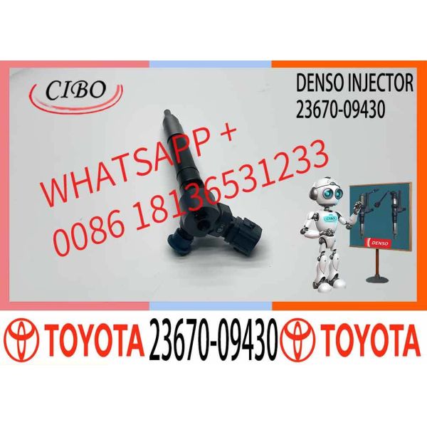 Diesel Nozzle Assembly Common Rail Injector 23670 09430 2367009430 23670-09430 for Common Rail System