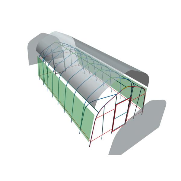 Ventilation intelligente Diy Petite serre 4x6m Pour le jardinage urbain