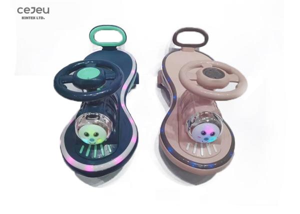 3 Pair Wheels Kids Swing Cars 21KG Musical Swing Car Silent Wheels
