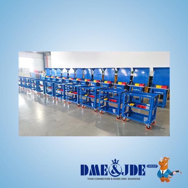 Multi Level Industrial Hose Storage Racks For Orderly Hose Storage Management Anti Tangling