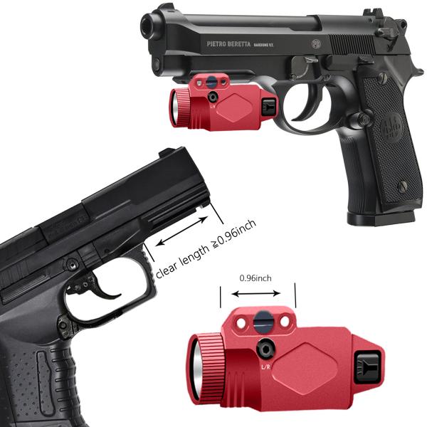 Пурпур 2 в 1 видимости лазера корокоствольного оружия с тактическим электрофонарем 500 люменов