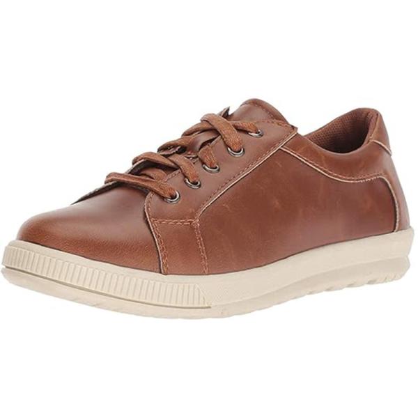Customized Genuine Leather Sneaker Laced-up Shoes Casual Trendy Walking Style Shoes