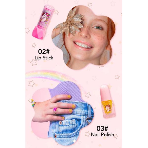 Customization Kids Makeup Kit Makeup Toys For 5 Year Olds With Pop It Purse