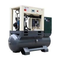 Compressor de ar de parafuso integrado de corte a laser 16 bar 4 em 1 com tanque de ar/secador de ar/filtro de ar