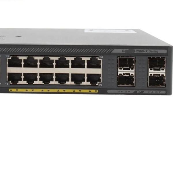 Cisco 2960X série 48 ports Gigabit Ethernet PoE 740W 4 x 1G SFP LAN Switch de base WS-C2960X-48FPS-L