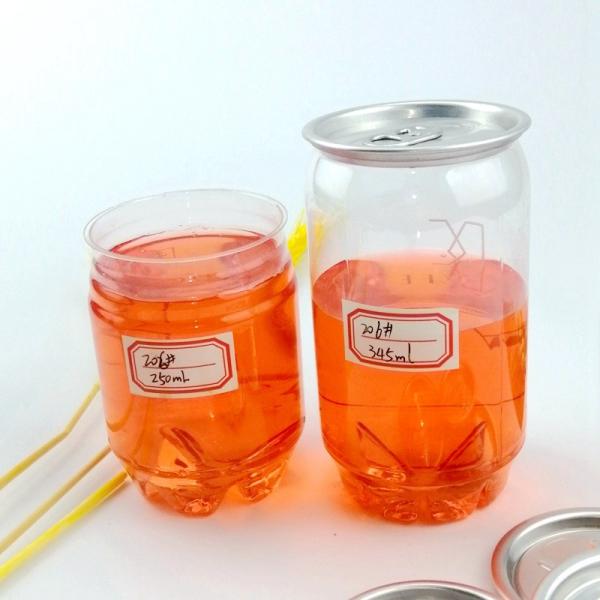 boîtes de boisson en plastique jetables de 206# 57mm pour le jus