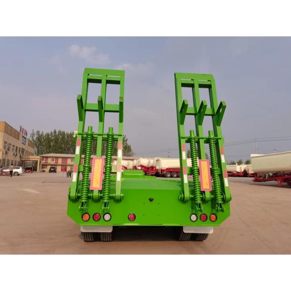 3 Axle 60 Ton Lowbed Semi Trailer Equipment Lowbed Truck Trailer