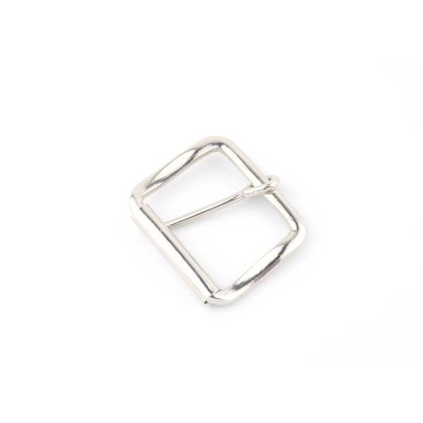 Leather Bags Metal Belt Buckle 32mm Nickle Color Plating For Handbags