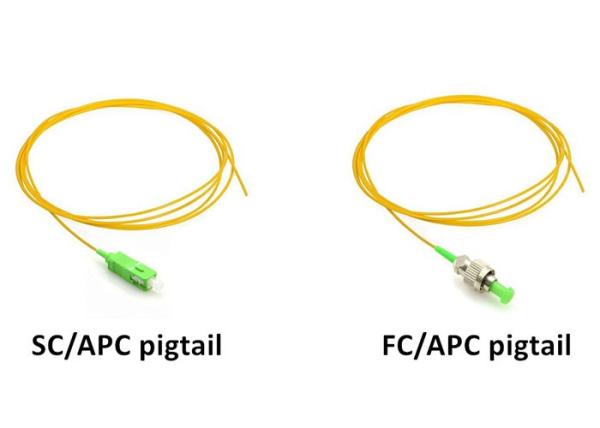 Polish UPC APC Pigtail Fiber Optic Cable High Temperature Stability
