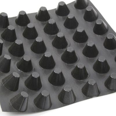 High Density Polyethylene HDPE Drainage Board 4.0mm Thickness For Water Management