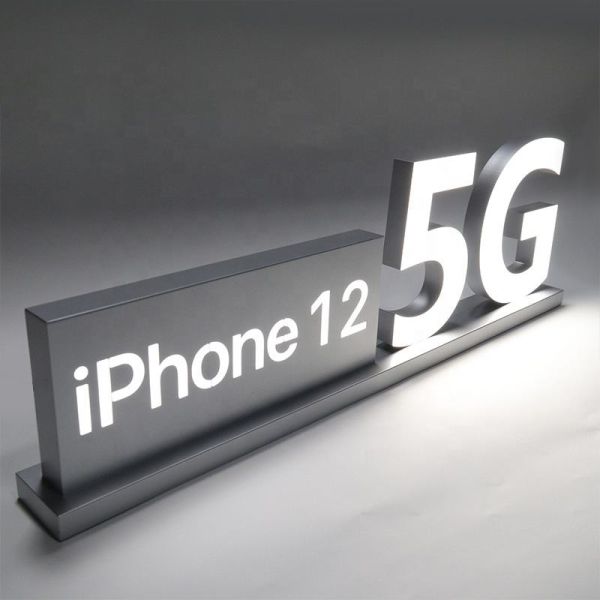 Custom Front-Lit LED Channel Letters 3D Acrylic Sign for Electronics & Mobile Retail