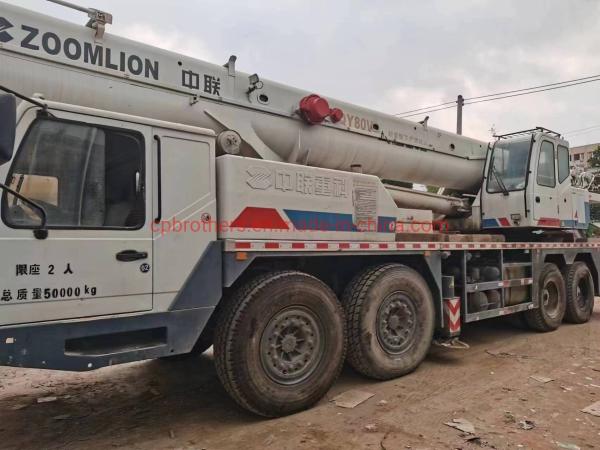 Crane hydraulique mobile à quatre arbres 70t 80t 90t 100t Crane de camion à cinq bras