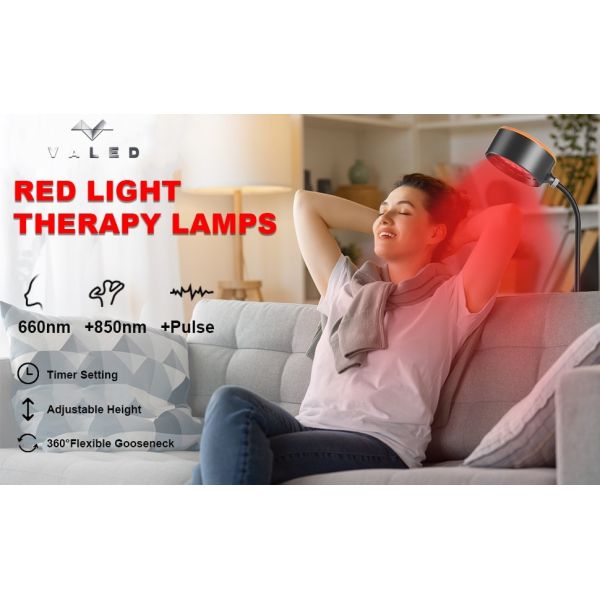 LED Infrared Light Therapy Lamp 100V - 220V Red Light Therapy Lamps With Adjustable Stand