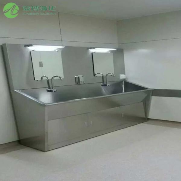 ​ Three-Person 1.2mm SUS304 Stainless Steel Surgical Scrub Sinks For Sale​