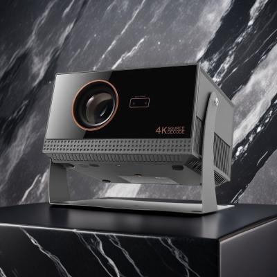 H1 Dark Gray Full HD Smart Projector Dust Free Full Sealed Auto Focus Android Home Projector