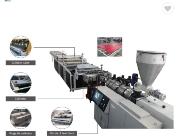 Silver PVC Corrugated Hollow Roofing Extrusion Mould for Smooth Production Process