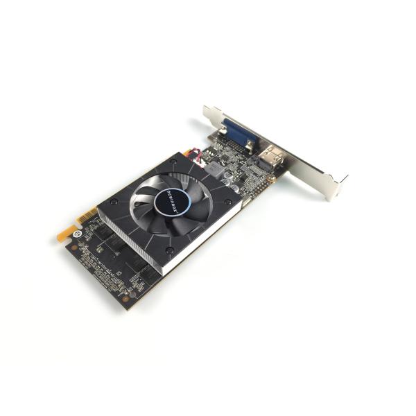 видеокарта графической карты вентилятора gt610 gt710 LP ddr3 1gb 2gb ddr3 дешевая одиночная